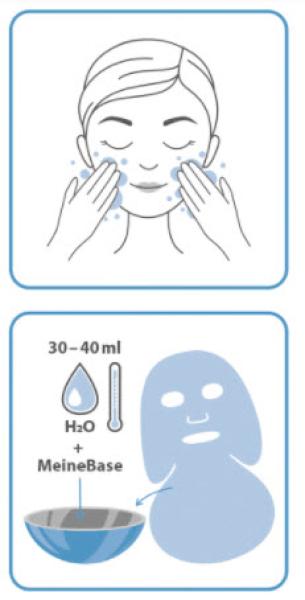 Basische Vliesmaske, 20 Stck.